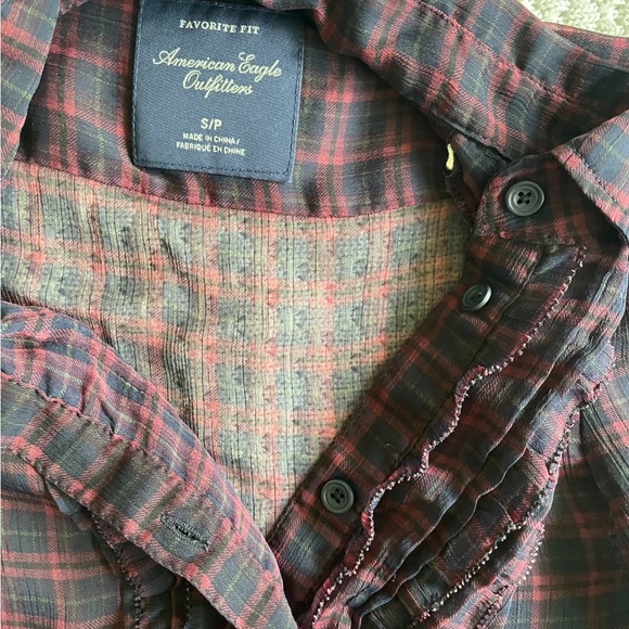 American eagle outfitters sheer button down blouse - Picture 5 of 5